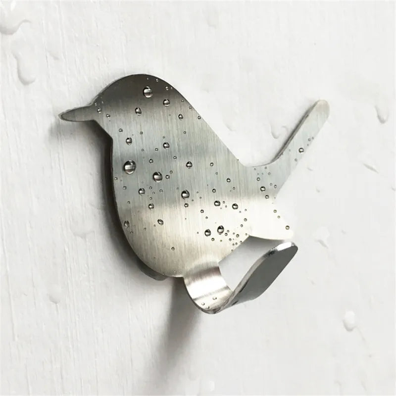 StickBird Wandhaken | Selbstklebend | Dekorativ | Für Bad & Küche