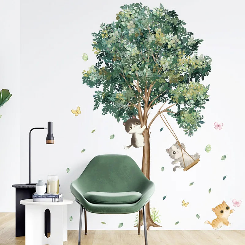 Nordleaf Design | Skandi Wandtattoo | Rückstandsfrei & Wiederverwendbar | PVC-Folie