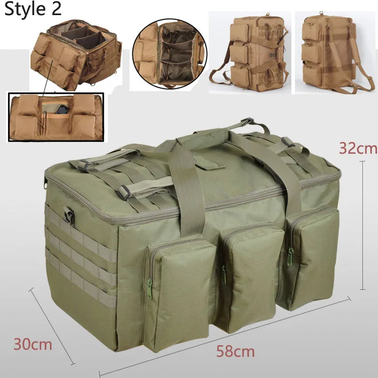 Taktiker 55L Rucksack | Molle-System | Flexibles Tragesystem | 55L Stauraum