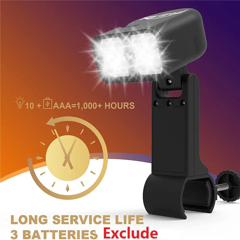 GrillLume LED Grilllampe | 360° Drehbar | Hitzebeständig & Superhell | Für BBQ & Outdoor
