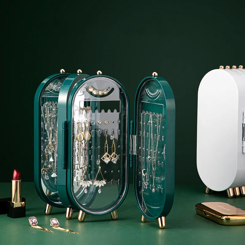 JewelEase – Eleganter Schmuck-Organizer für Zuhause & Reisen!