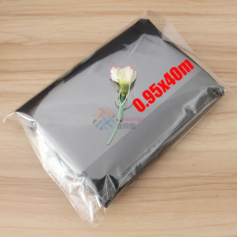 AgroGrow PE Agrarfolie mit Pflanzlöchern | 95 cm Breite | Wärmespeichernd & Feuchtigkeitsschützend | Ideal für Gemüseanbau