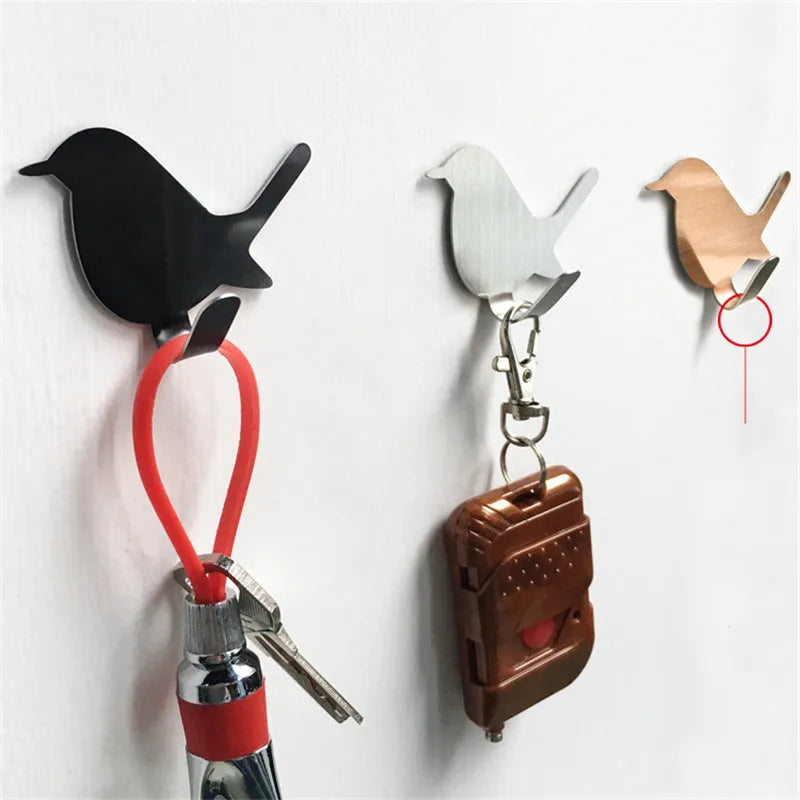 StickBird Wandhaken | Selbstklebend | Dekorativ | Für Bad & Küche