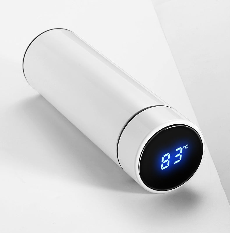 Thermorya SmartSip | Thermosflasche 500 ml | LCD-Anzeige | Edelstahl | 12 h Isolierung