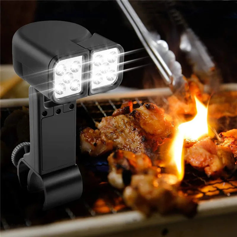 GrillLume LED Grilllampe | 360° Drehbar | Hitzebeständig & Superhell | Für BBQ & Outdoor