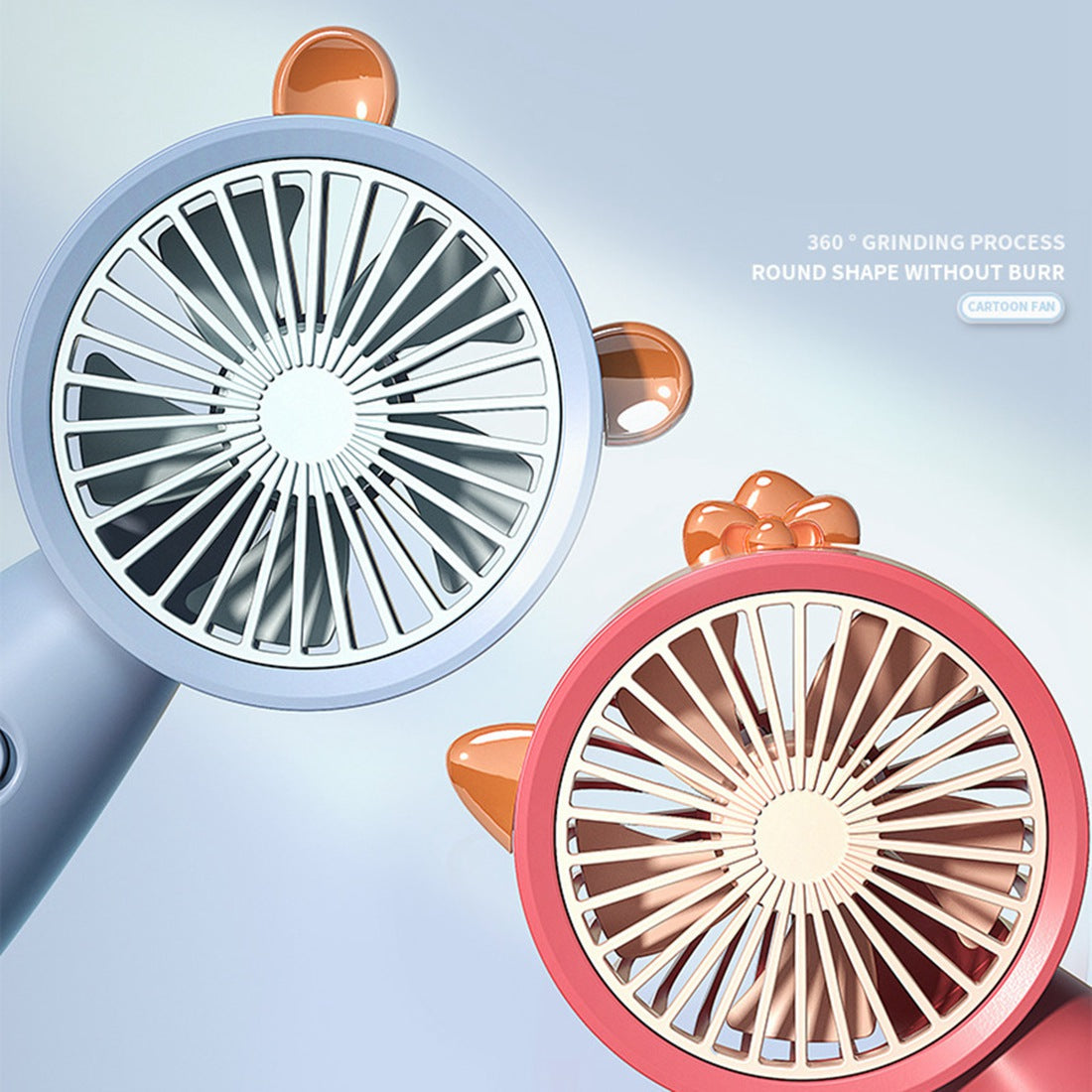 Ventoa ClipCooler | Mini-Ventilator 3-in-1 | USB Wiederaufladbar | Leise & Tragbar