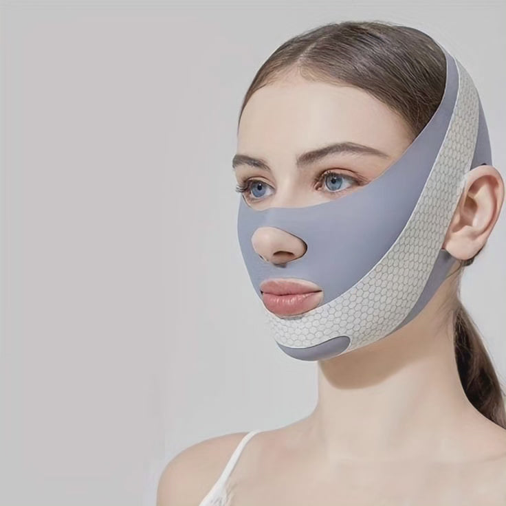 Liftara FaceLift | Straffungsmaske | Elastisch & Anpassbar | Für Kinn & Wangen | Wiederverwendbar