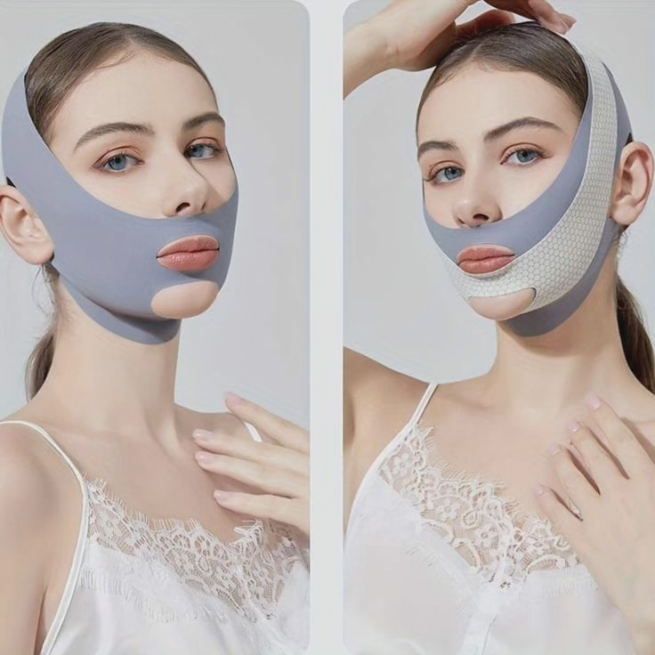Liftara FaceLift | Straffungsmaske | Elastisch & Anpassbar | Für Kinn & Wangen | Wiederverwendbar