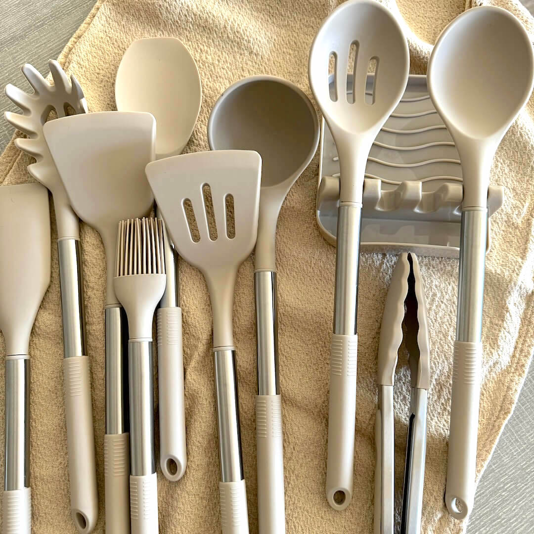 SilioChef 12 | Küchenutensilien Set | Silikon, Hitzebeständig & Ergonomisch | 12 Teile