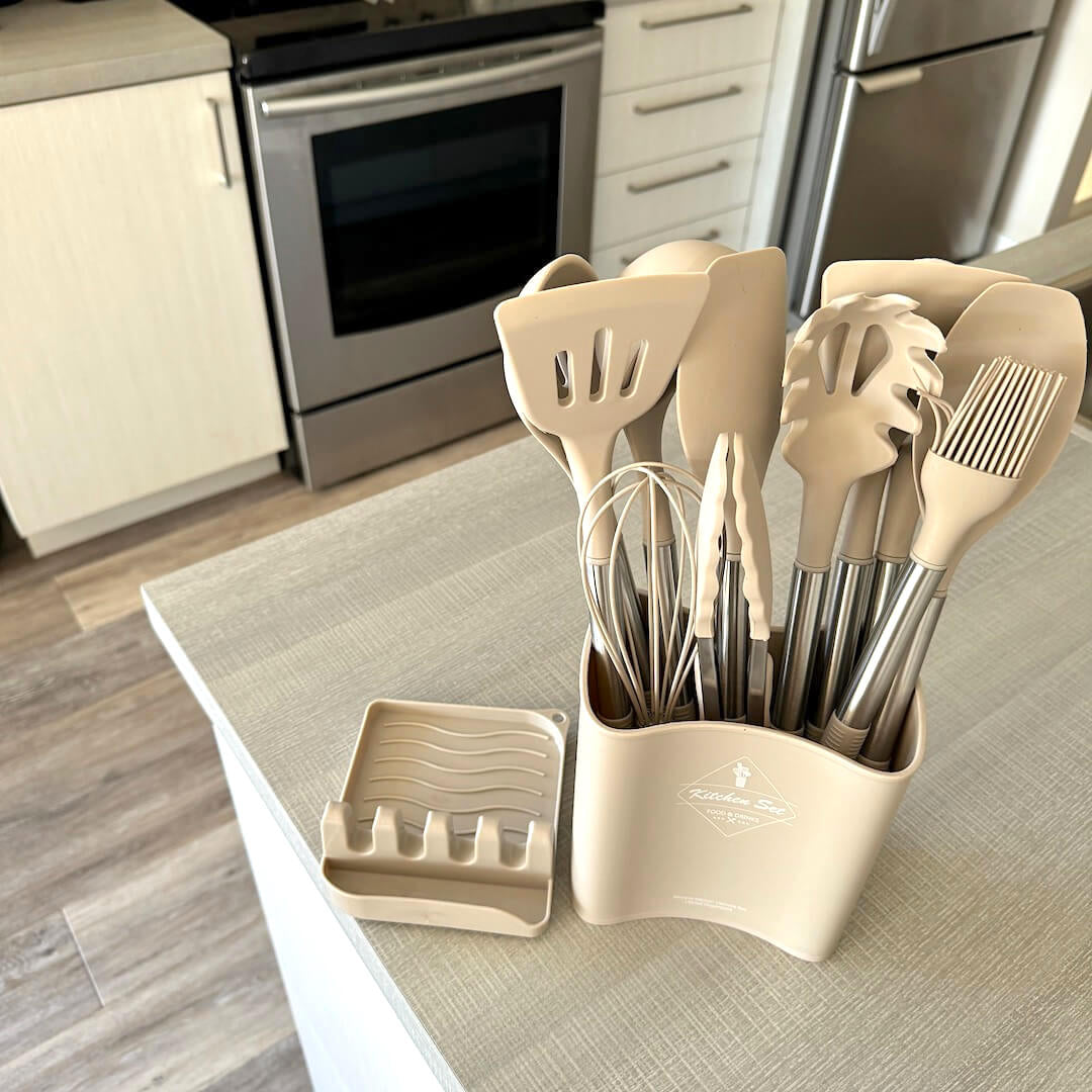 SilioChef 12 | Küchenutensilien Set | Silikon, Hitzebeständig & Ergonomisch | 12 Teile