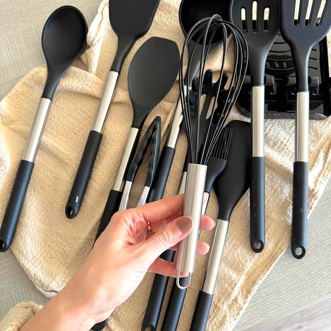 SilioChef 12 | Küchenutensilien Set | Silikon, Hitzebeständig & Ergonomisch | 12 Teile