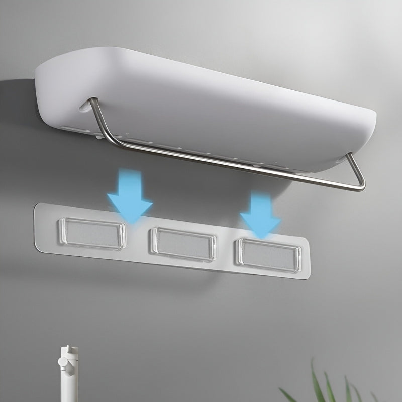 ShelfSecure - Wandmontiertes Badezimmerregal ohne Bohrer [Letzter Tag Rabatt]