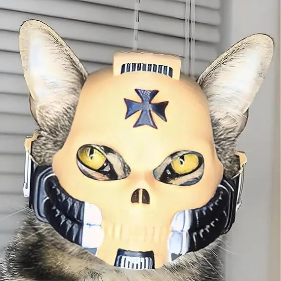 CyberCat Helm – Verwandelt deine Katze in eine Sci-Fi-Ikone!