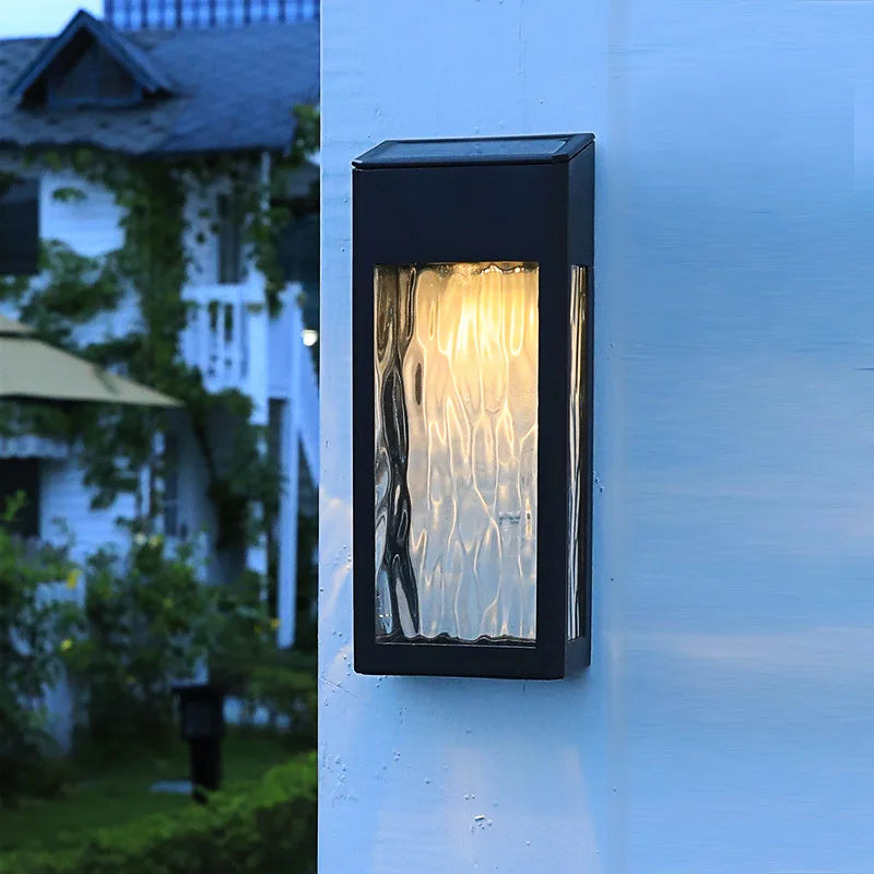 Lumivara SolarWand LED | Kabellose Außenleuchte | Stilvoll & Nachhaltig | 23 cm Höhe