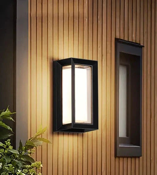 Solivara LED Wandleuchte | Wetterfest & Stromsparend | Modernes Design | Warmweiß