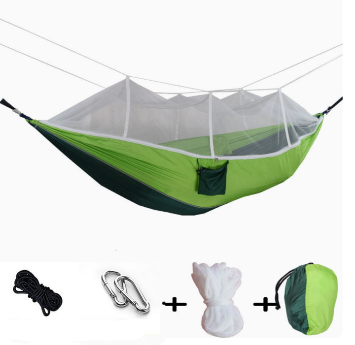 Nomaterra Hängematte | Mit Moskitonetz & Tarp | Ultraleicht & Wetterfest | Für Outdoor & Trekking