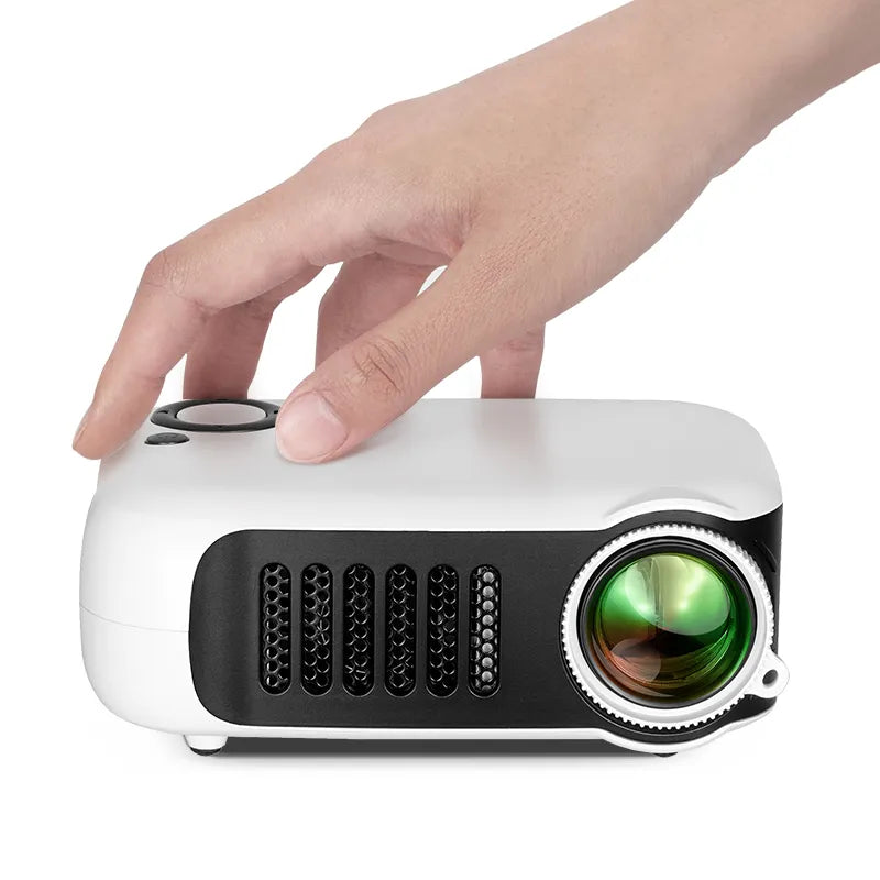 MiniCinema Pro | Kompakter Beamer | Flexibel & Mobil | Für Filme, Spiele & Outdoor Kino