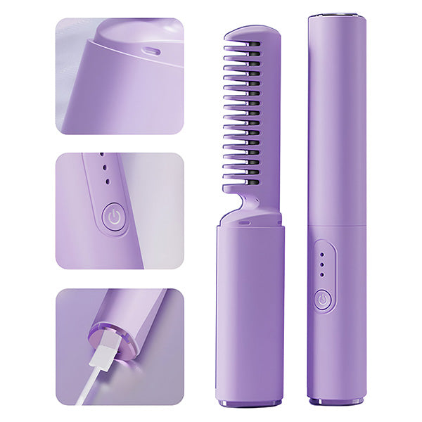 SmoothStyle™ – Tragbarer Haarglätter-Kamm