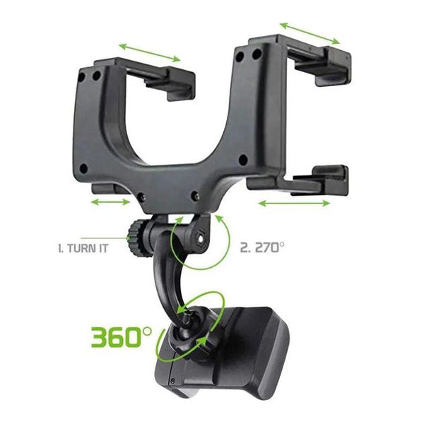 ViewGrip 360 – Der Rückspiegel-Handyhalter für sichere Sicht & festen Halt!
