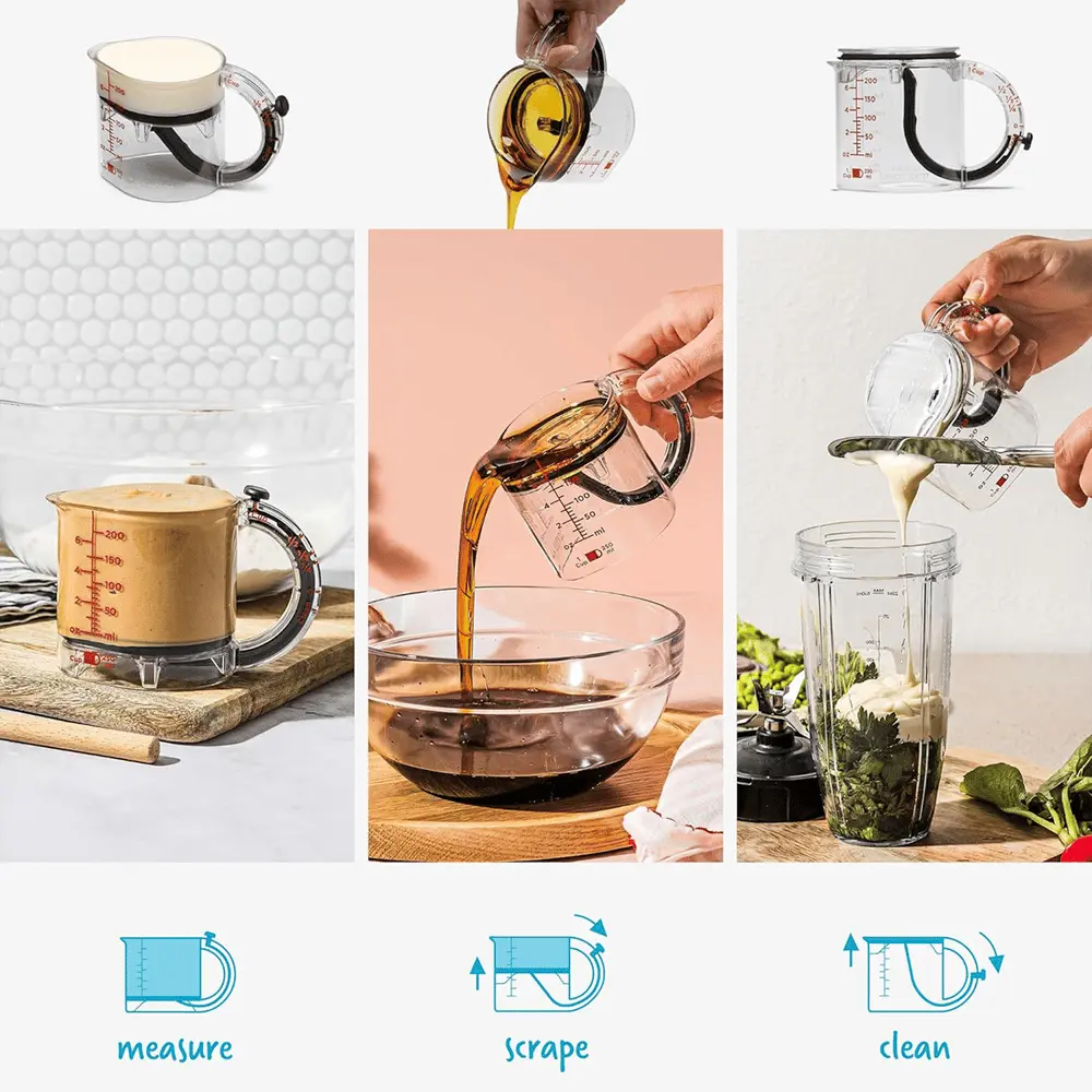 MeasurePerfect – 4-in-1 Messbecher für präzises Kochen