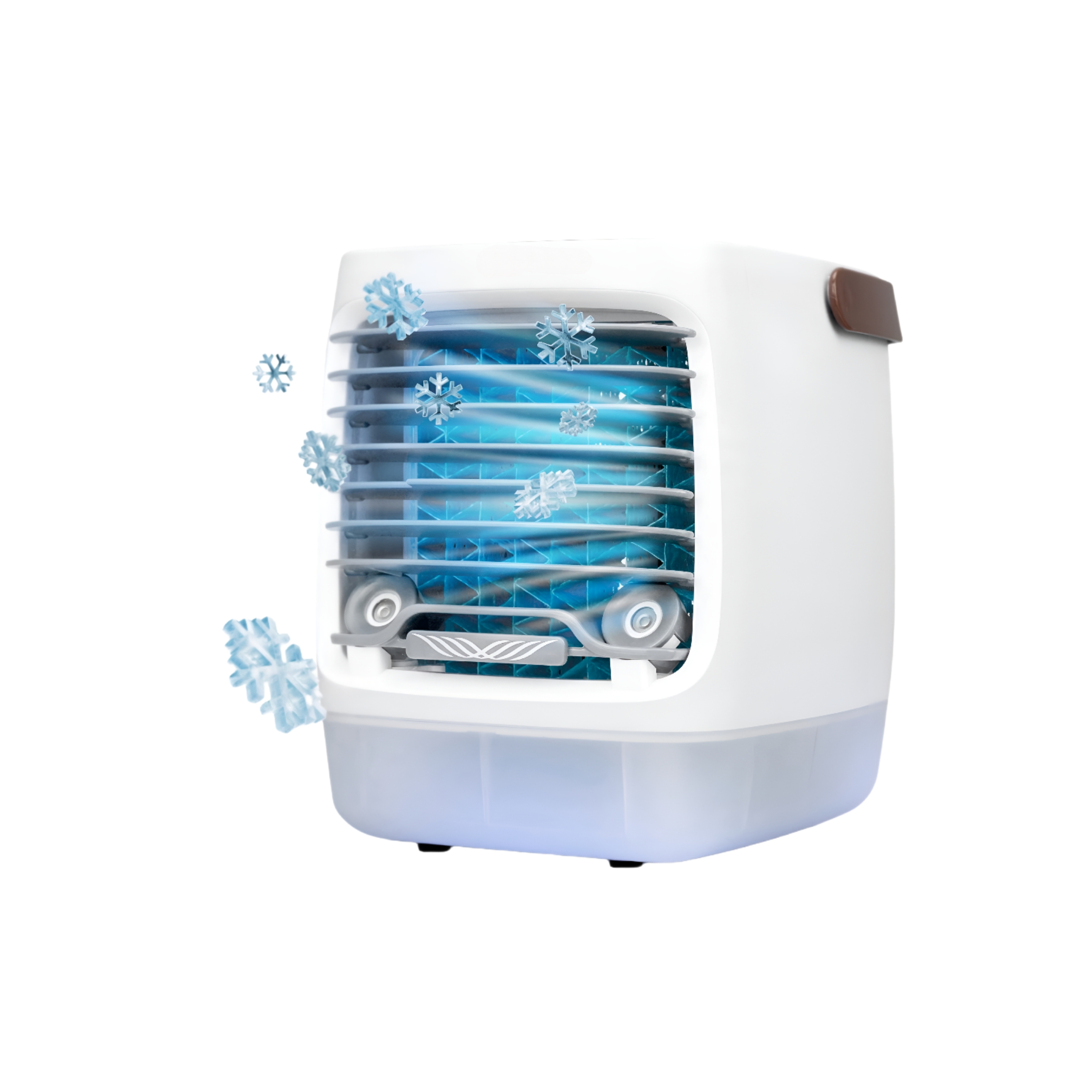Nordablis IceBreeze | Mobiler Mini Luftkühler | PolarWave-Kühlung | USB & Akku | Für Zuhause & Unterwegs