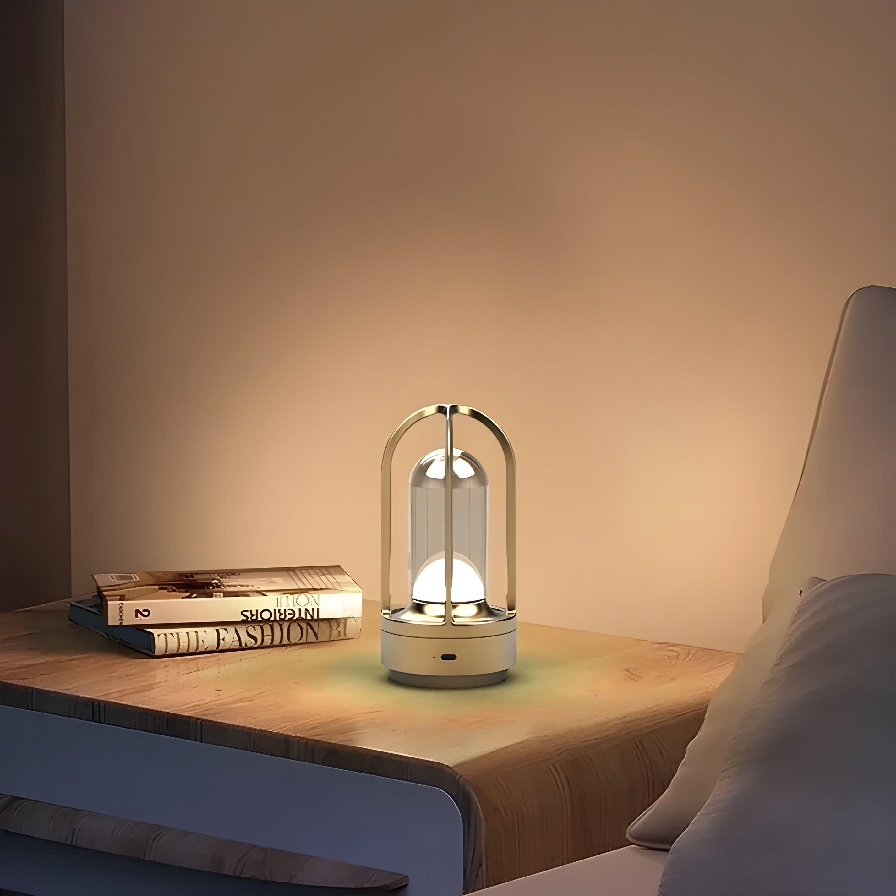 Aurelo TableGlow | Kabellose Designlampe | Touch-Dimmer & LED | Für Wohnzimmer & Schlafzimmer | Stilvoll & flexibel
