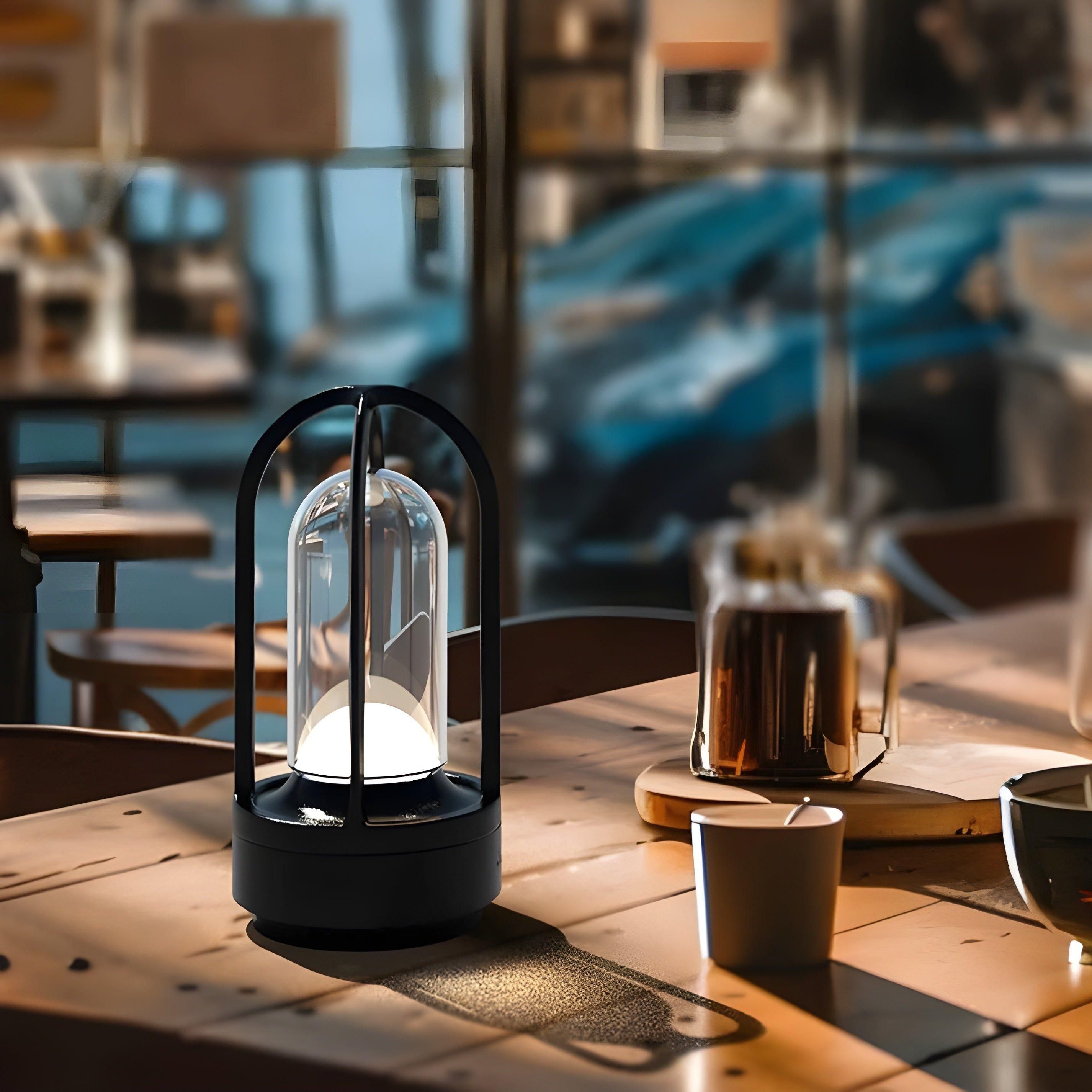 Aurelo TableGlow | Kabellose Designlampe | Touch-Dimmer & LED | Für Wohnzimmer & Schlafzimmer | Stilvoll & flexibel