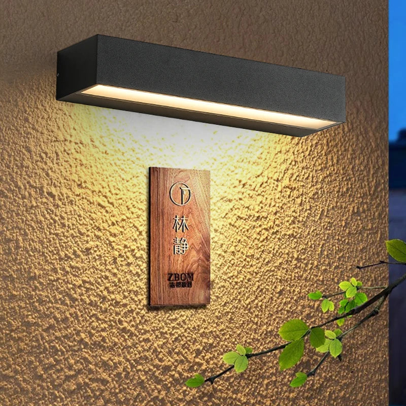 VivaGlow LED WallLight | Wetterfest | Energiesparend | Für Garten & Terrasse