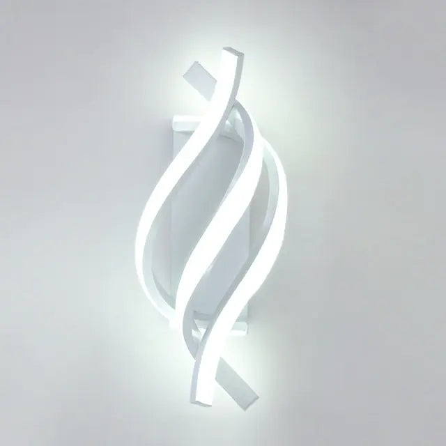 LumaWall | LED-Wandleuchte | Elegantes Lichtspiel, Minimalistisches Design & Kabelsparend | Für Badezimmer & Wohnzimmer
