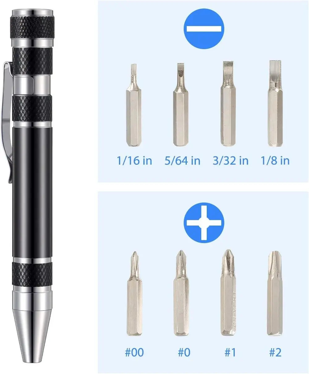 PocketFix – Dein 8-in-1 Schraubenzieher für jede Situation!