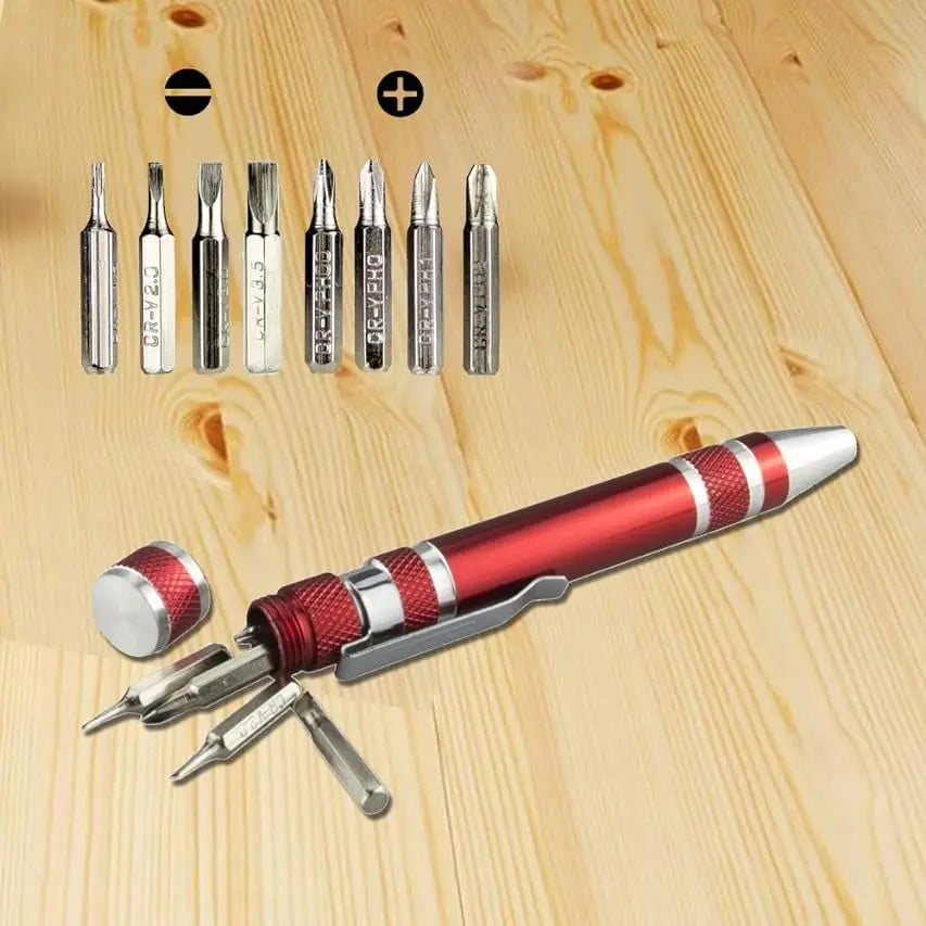 PocketFix – Dein 8-in-1 Schraubenzieher für jede Situation!