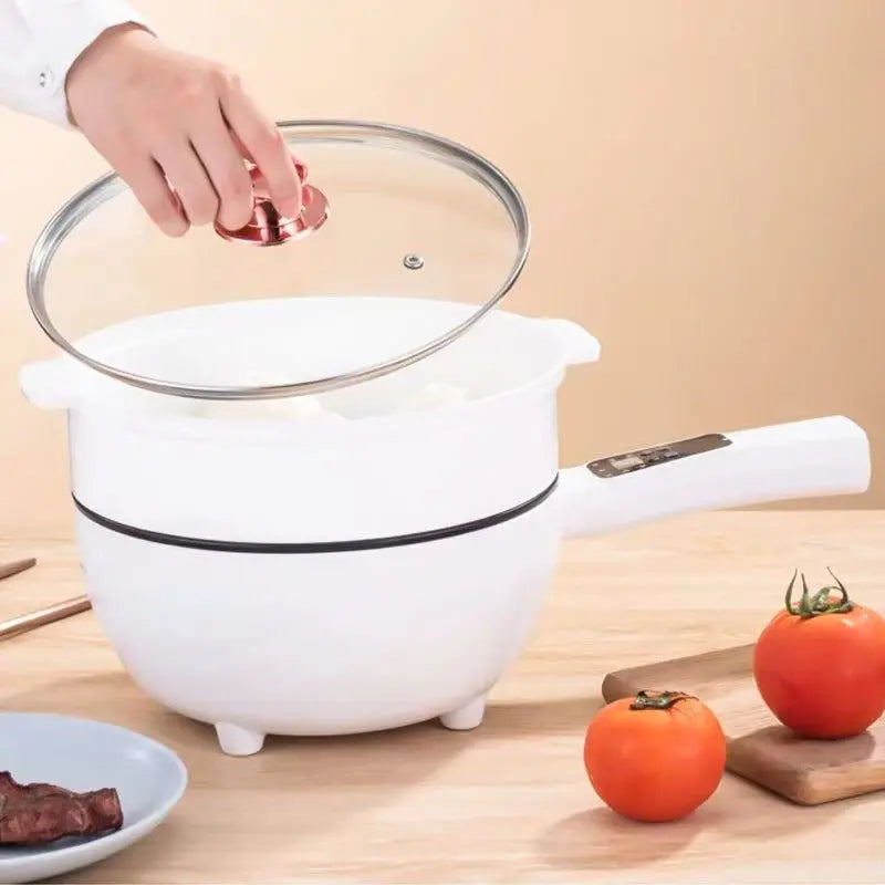 CrispyPan - Elektrische Kochpfanne für vielseitiges Kochen