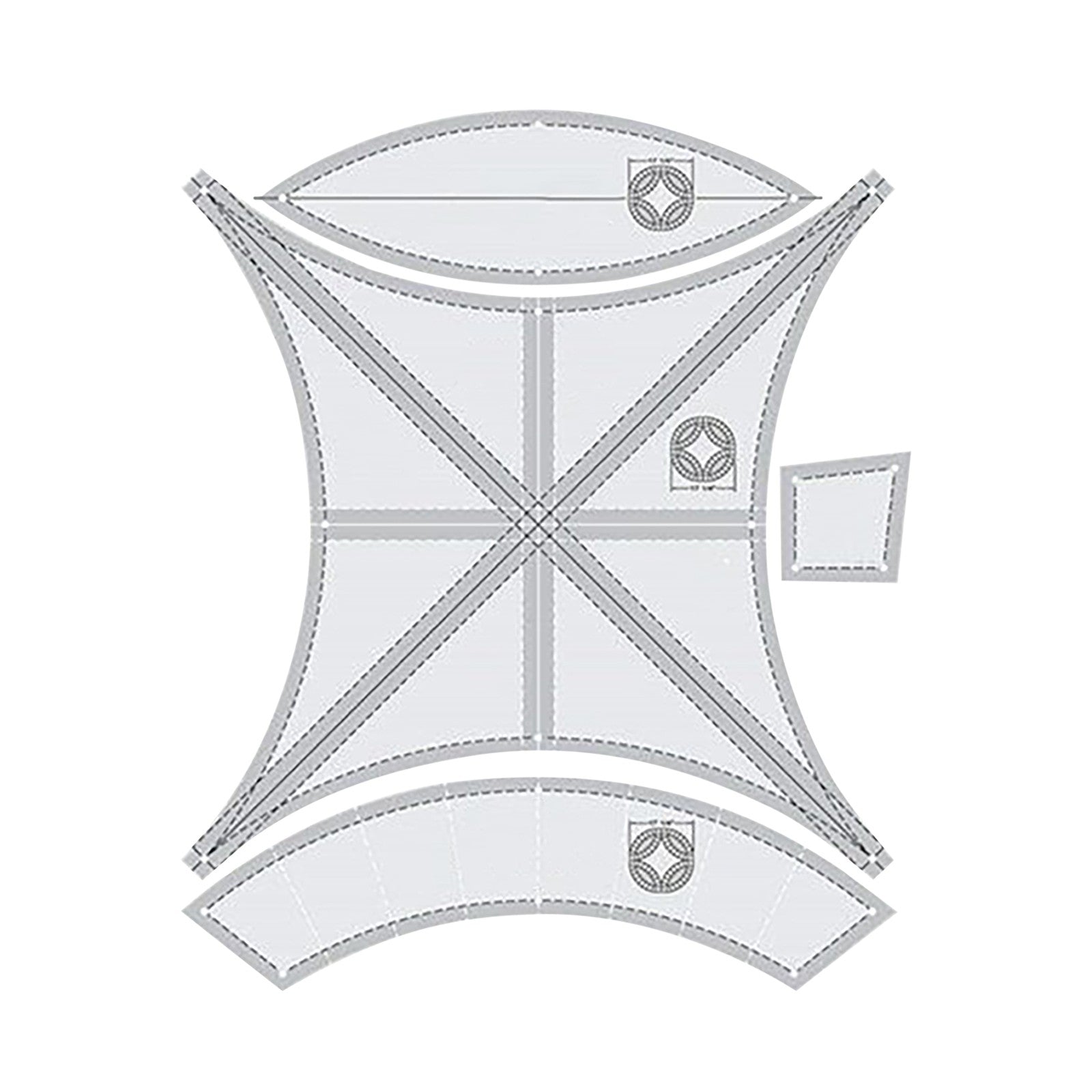 QuiltEase – Präzise Patchwork-Vorlagen für perfekte Hochzeitsringe