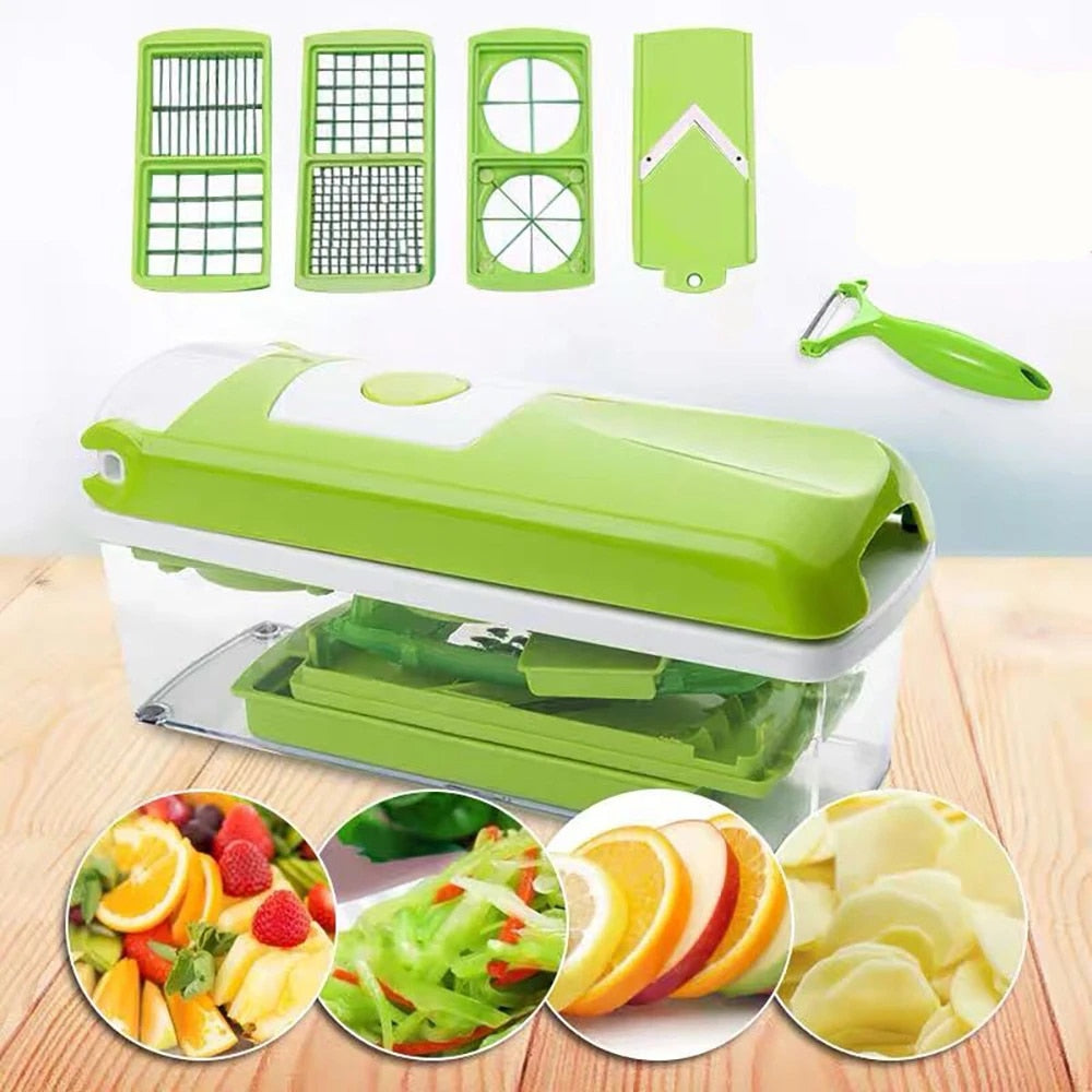 DeliSlice - Multifunktioneller Obst- und Gemüseschneider