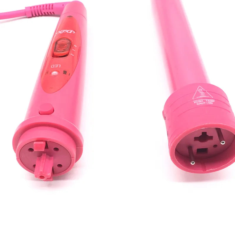 Curlivia | 3-in-1 Lockenstab-Set | Keramikaufsätze, Temperaturregelung & Dual-Voltage | Locken, Wellen & Beach Waves stylen