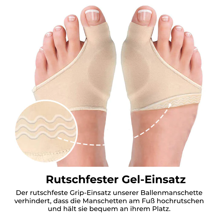 Footalis FlexAlign | Zehenspreizer für Hallux Valgus | Hautfreundlich & Diskret | Für Tag & Nacht