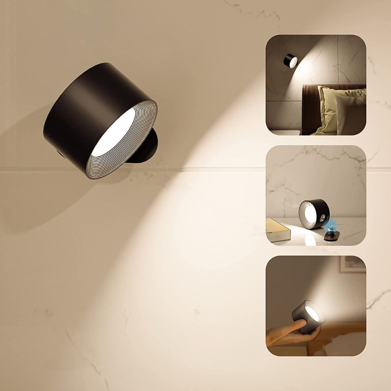 1+1 GRATIS | LumiPod - Drehbare kabellose LED-Wandleuchte