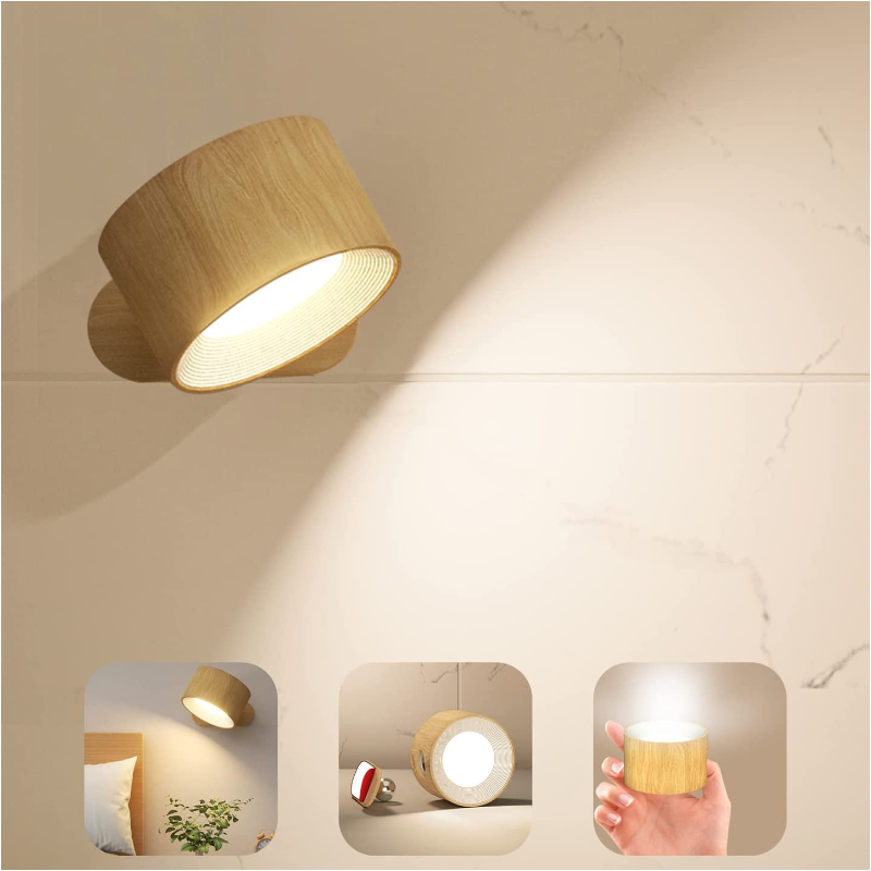1+1 GRATIS | LumiPod - Drehbare kabellose LED-Wandleuchte