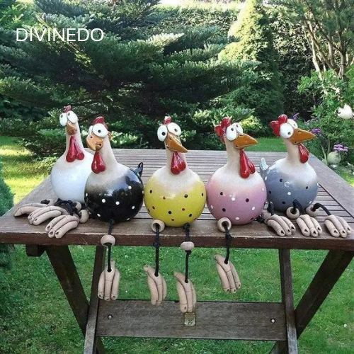 HappyChicken - Keramik Huhn Garten Dekor [Letzter Tag Rabatt]