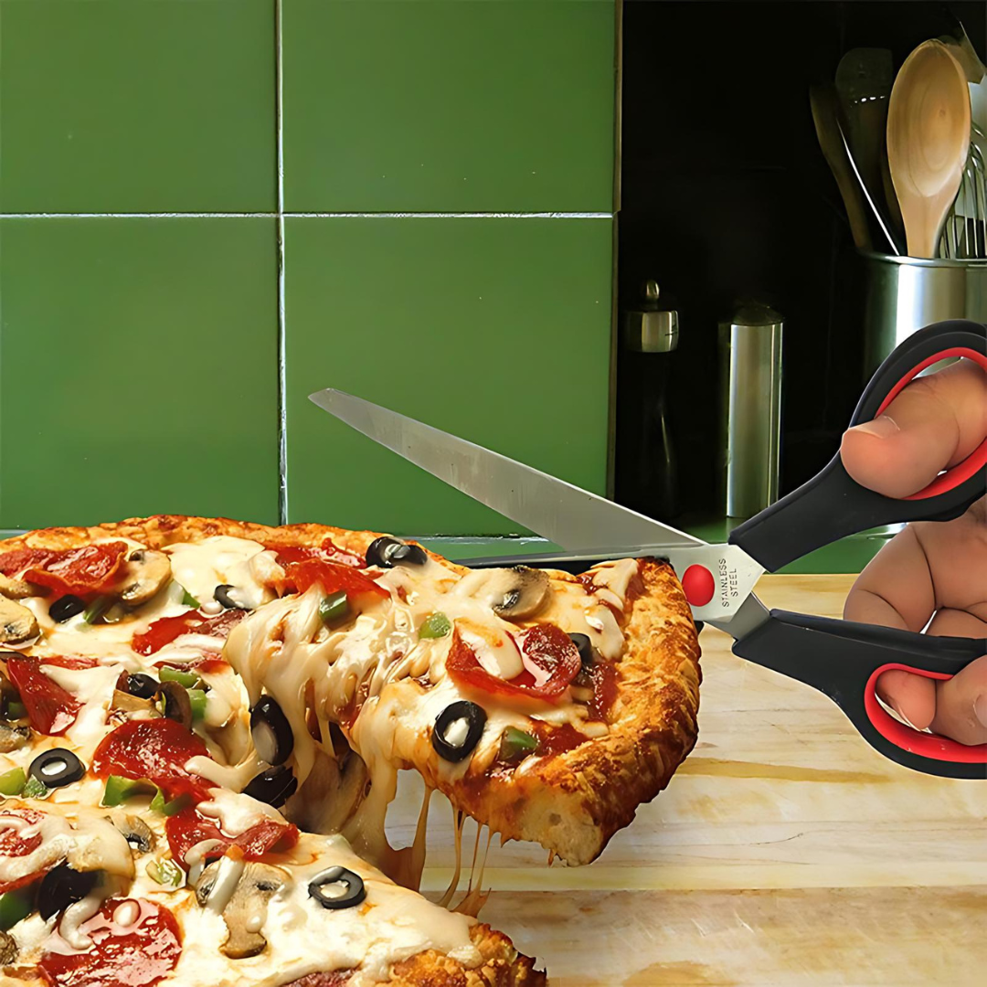 PizzaMaster Pro Pizzaschneider | Ultra-Scharf & Präzise | Edelstahl | Für Perfekte Pizzastücke