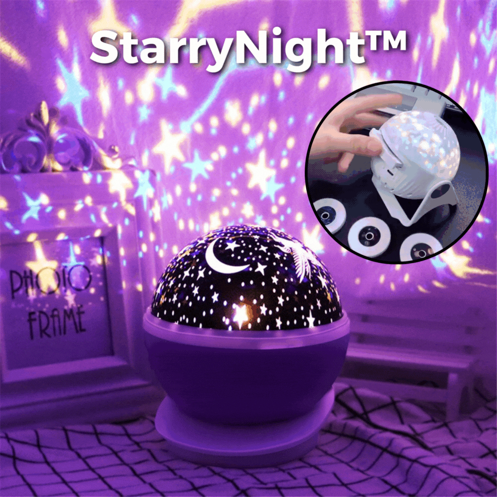 50% RABATT | StarryNight - LED-Rotations-Nachtlicht-Projektor [Letzter Tag Rabatt]