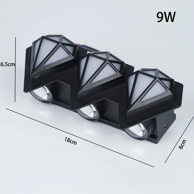 LumoEdge LED Außenwandleuchte | Wetterfest IP65 | Aluminium & Langlebig | Modernes Design | Energiesparend