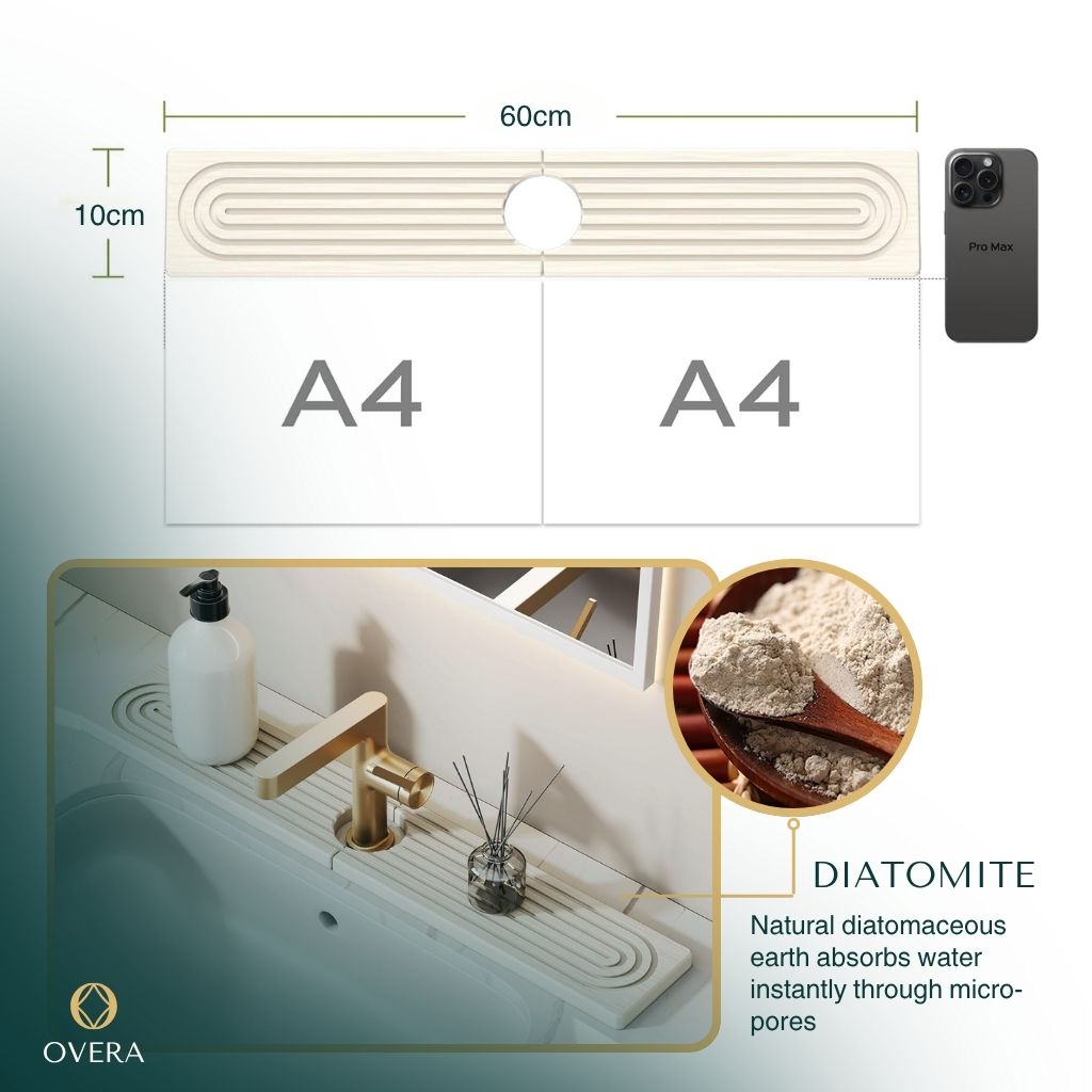 AquaStone – Der Untersetzer, der Wasser trinkt