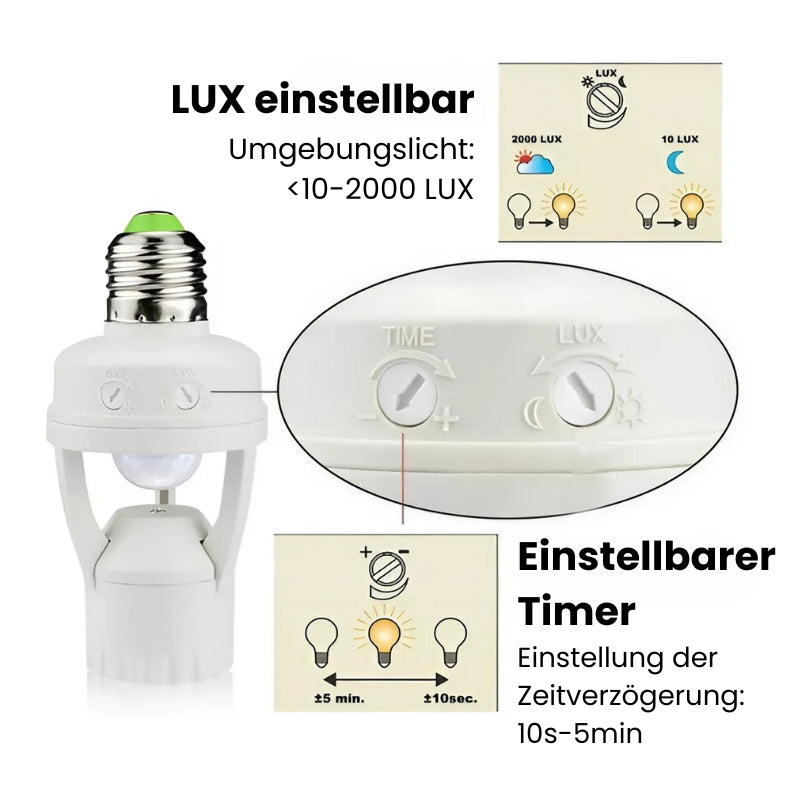 1+1 GRATIS | LumiMotion - Sensor-Adapter mit Bewegungserkennung [Letzter Tag Rabatt]