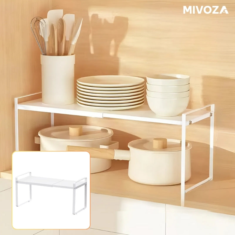 ModuShelf - Erweiterbares Küchenregal Organizer [Letzter Tag Rabatt]