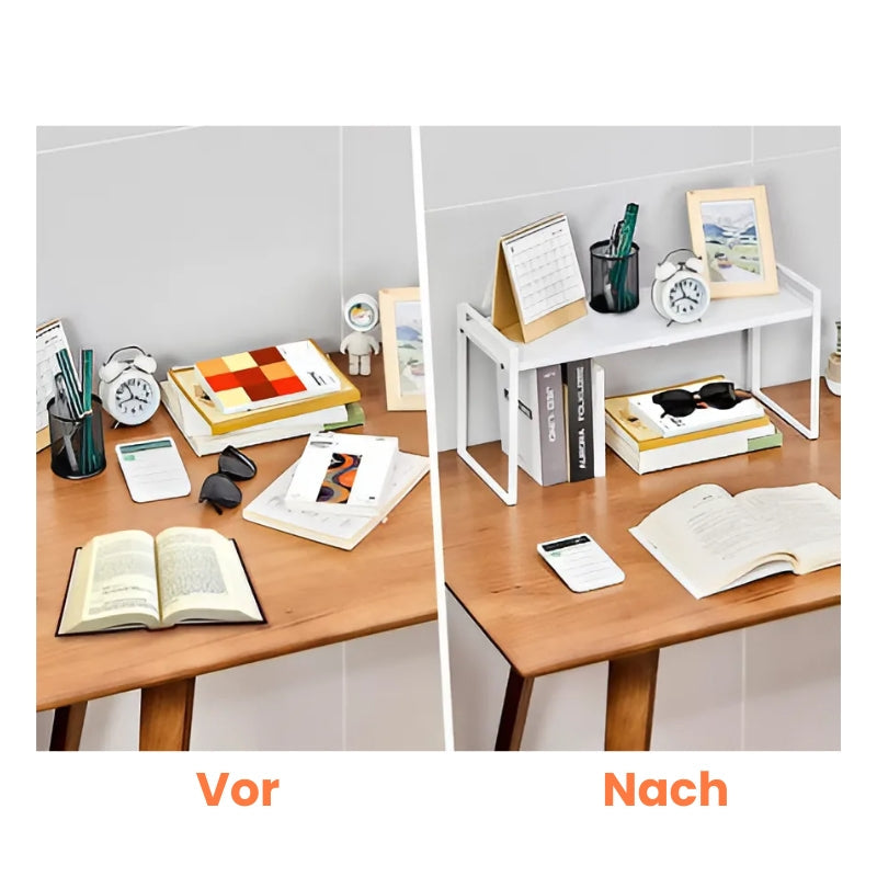 ModuShelf - Erweiterbares Küchenregal Organizer [Letzter Tag Rabatt]
