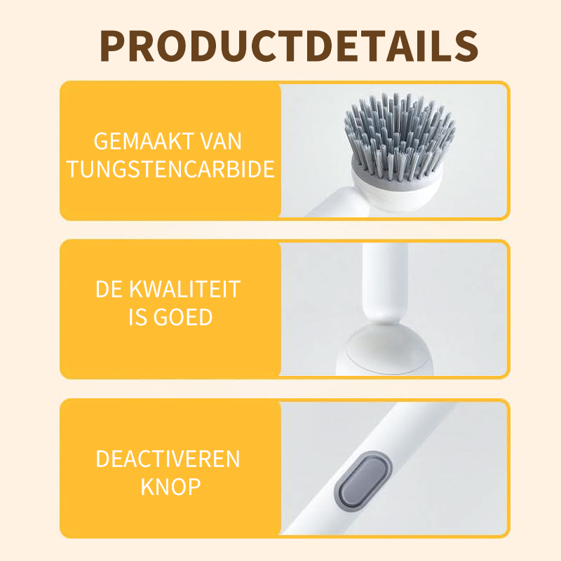 2+1 GRATIS | 360Scrub – Drehbare Spülbürste mit langem Griff!