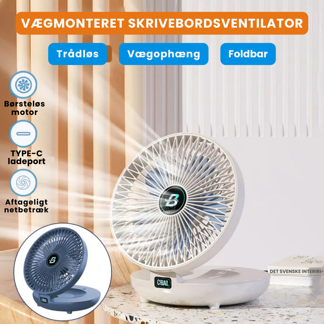 VentiBreeze™ – Dein tragbarer Ventilator mit Fernbedienung