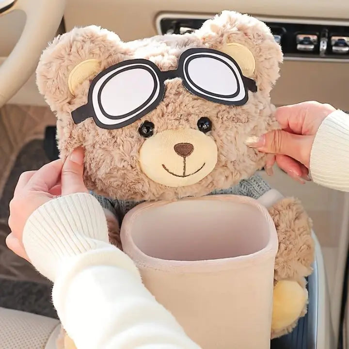 TidyBear™ – Süßer Auto-Organizer & Taschentuchspender