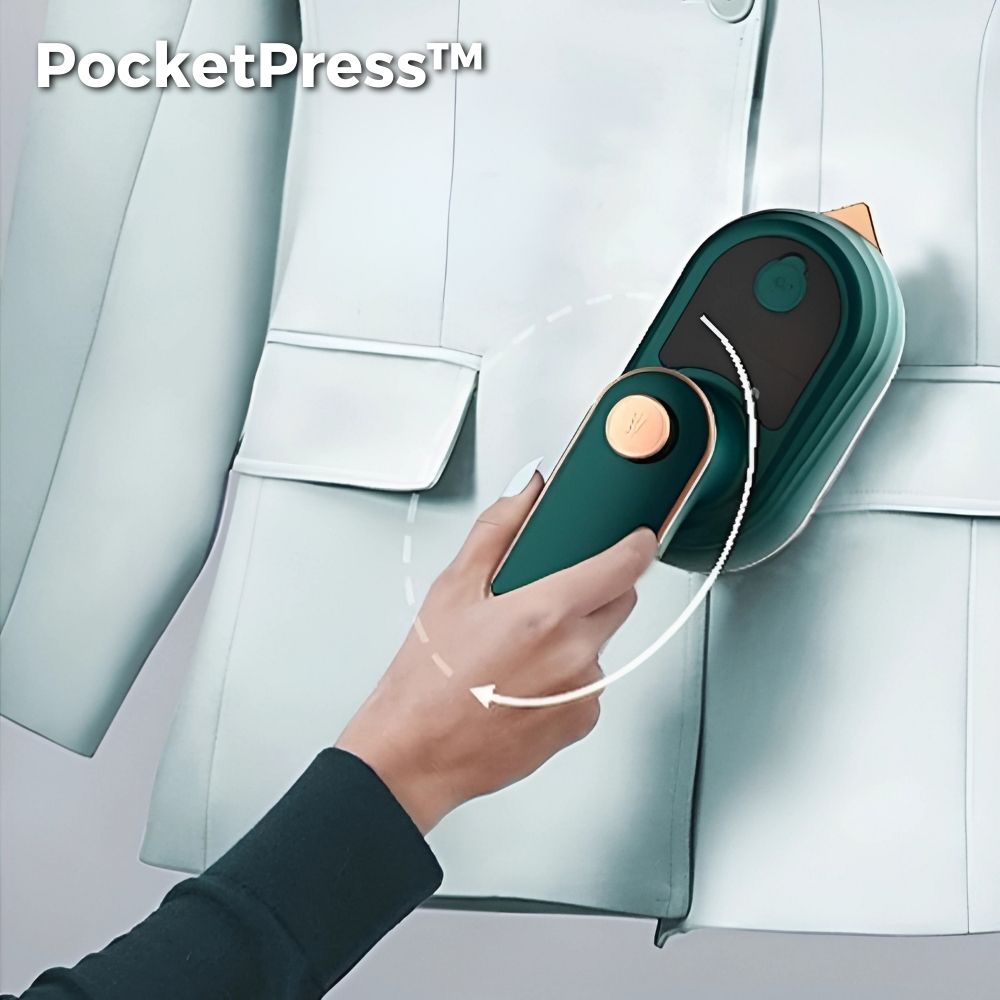 PocketPress™ - tragbares Mini-Bügeleisen [Letzter Tag Rabatt]